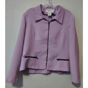 Vintage Ronni Nicole Lavendar Jacket Size 16 (Runs Small)